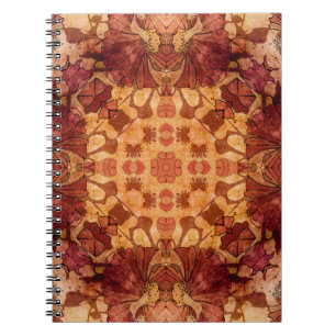 art nouveau geometric ornamental vintage pattern i notebook