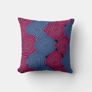 Art Nouveau Geometric Pattern Cushion