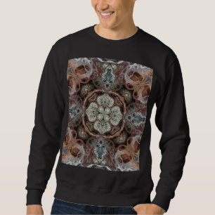 Art nouveau geometric vintage pattern sweatshirt