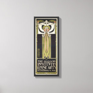 Art Nouveau Glasgow Institute of Fine Arts Canvas Print