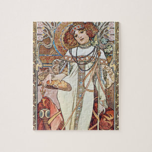 Art Nouveau Goddess Jigsaw Puzzle