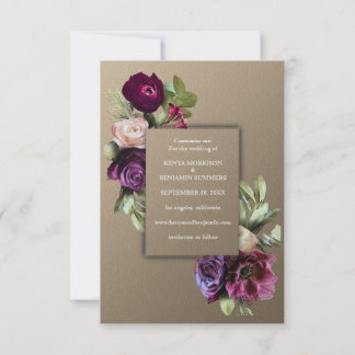 Art nouveau,gold,,art deco ,Victorian,wedding,card Invitation