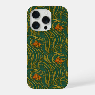 Art Nouveau Goldfish iPhone 15 Pro Case