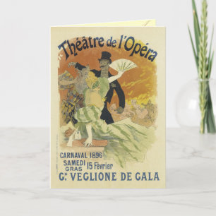 Art Nouveau Greeting cards - Theatre de l'Opera