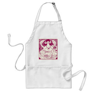 Art Nouveau Harvest Lady Standard Apron