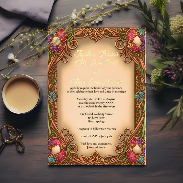 Art Nouveau II Border & Foil Lettering -  (Creator Uploaded)