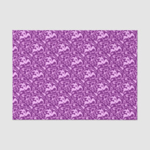 Art Nouveau Ikat - Orchid and Purple Tissue Paper
