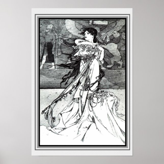 Art Nouveau "Illustration from Rama" 13 x 19 Poster (Front)