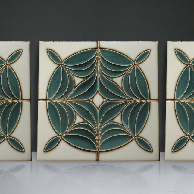 Art Nouveau Inspired Classic Floral Geometric Tile (Creator Uploaded)