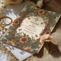 Art Nouveau Inspired Floral Symphony Wedding