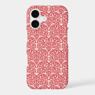 Art Nouveau Inspired Florals IPhone Case - Red