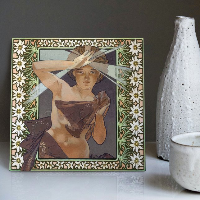 Art Nouveau Inspired L'Étoile du Matin by Mucha Tile (Creator Uploaded)