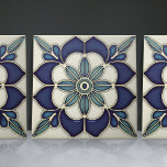 Art Nouveau-Inspired Lisbon Jacaranda Blossom Tile<br><div class="desc">Immerse yourself in the timeless beauty of the Art Nouveau era with our glazed ceramic tile, featuring an exquisite rendition of the Blue and Purple Jacaranda - a botanical symbol of Portugal's vibrant capital, Lisbon. Inspired by the sinuous, nature-infused patterns of the Art Nouveau movement, this tile's motif captures the...</div>