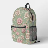 Art Nouveau Inspired Roses In Shades Of Dusty Pink
