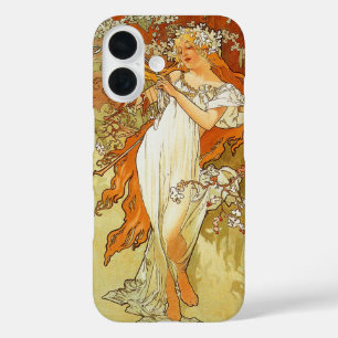 Art Nouveau Inspired to Spring iPhone 16 Case