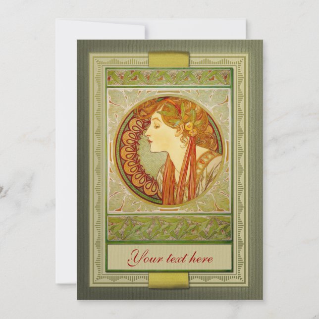 Art Nouveau Invitation (Front)