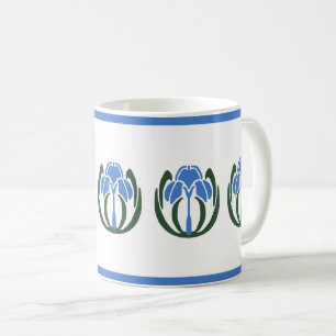 Art Nouveau Iris Coffee Mug