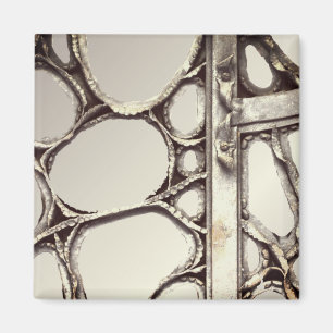 Art nouveau iron gate door antoni gaudi elegant magnet