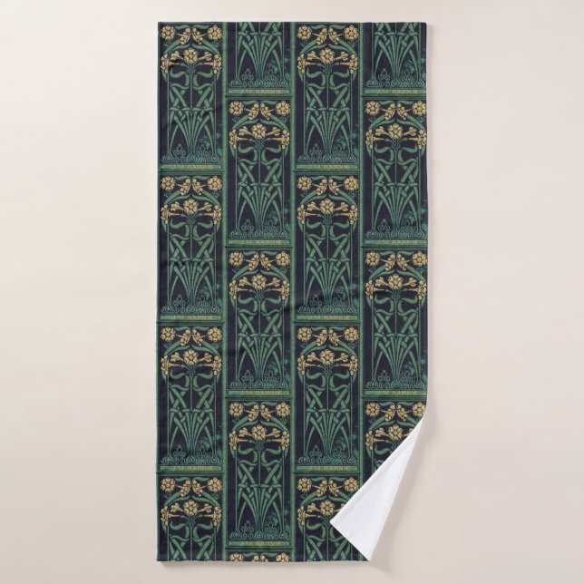 Art Nouveau J.M.Barrie Bath Towel (Bath Towel)