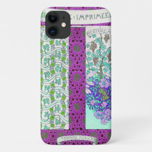 Art nouveau joseph binet Grapevine floral iPhone 11 Case
