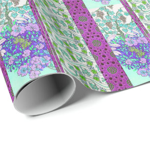 Art nouveau joseph binet Grapevine floral Wrapping Paper