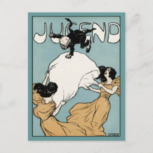 Art Nouveau: Jugend Art Postcard
