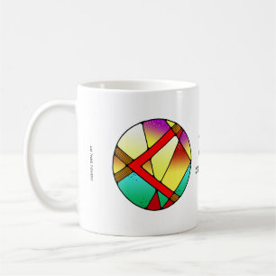 Art Nouveau Kenaz Rune Mug – CREATIVITY!