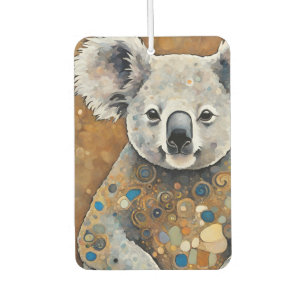 Art Nouveau Koala Bear Car Air Freshener