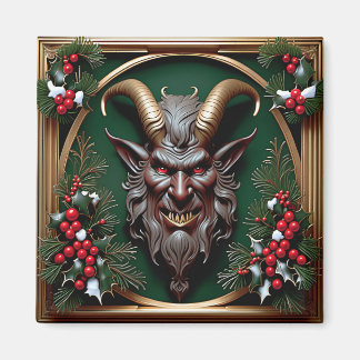 Art Nouveau Krampus Magnet