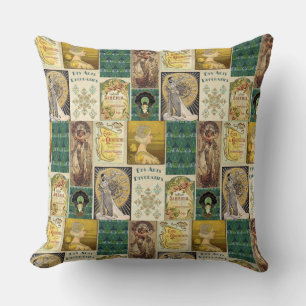 Art Nouveau Ladies Cushion