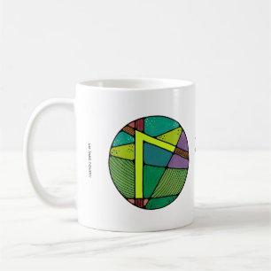 Art Nouveau Laguz Rune Mug – LIFE!