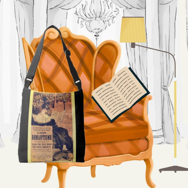 Art nouveau librairie romantique eugene grasset crossbody bag (Creator Uploaded)