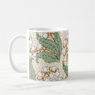 Art nouveau lily of the valley flower pattern LRG Coffee Mug
