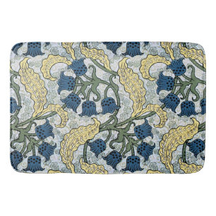 Art Nouveau Lily of the Valley Flower Verneuil  Bath Mat