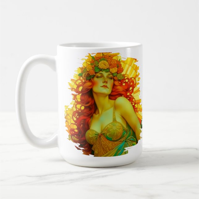 Art Nouveau Litha Coffee Mug (Left)