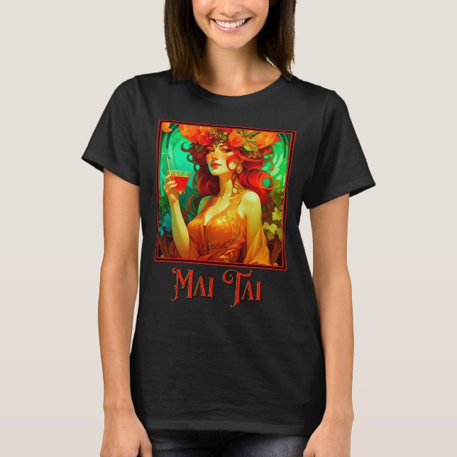 Art Nouveau Mai Tai T-Shirt (Front)