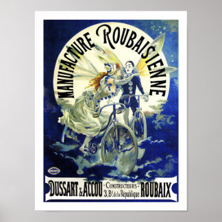 Art Nouveau Masterpiece:Vintage Cycles: Roubaisien Poster