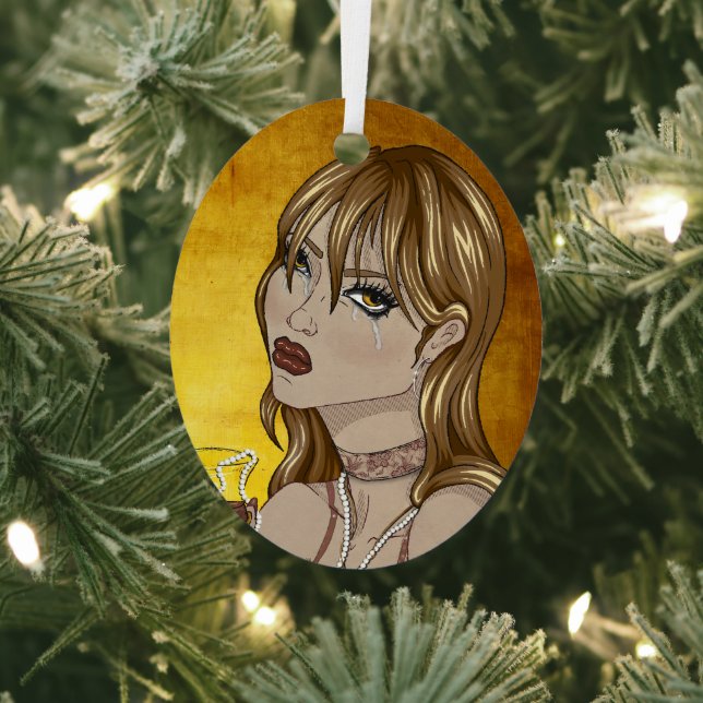 Art Nouveau Metal Tree Decoration (Insitu)