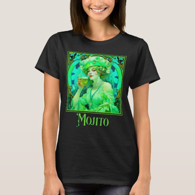Art Nouveau Mojito T-Shirt (Front)