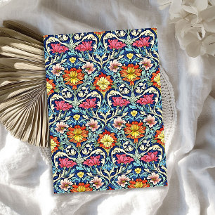 Art nouveau Morris colourful vibrant flowers Tissue Paper