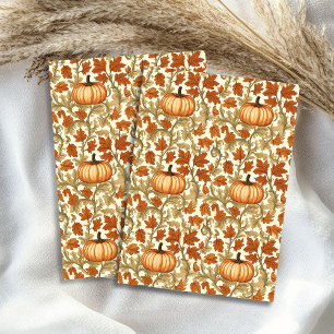 Art nouveau Morris fall autumnal pastel colours Tissue Paper