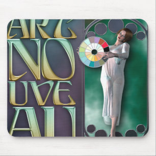Art Nouveau Mousepad