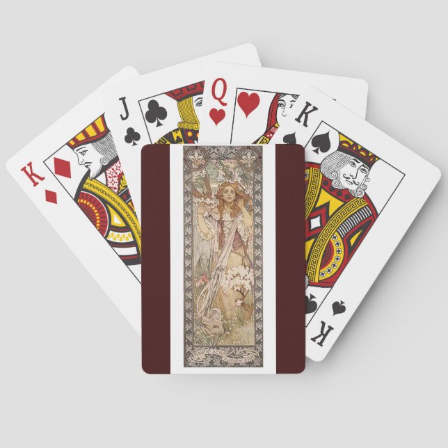 Art Nouveau Mucha Playing Cards (Back)