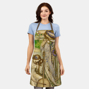 Art Nouveau Music Maidens Vintage Illustration  Apron