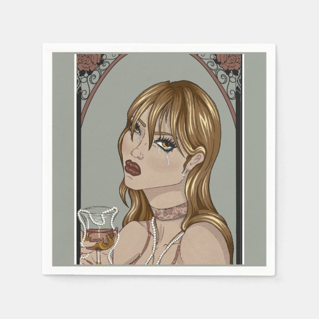 Art nouveau napkin (Front)