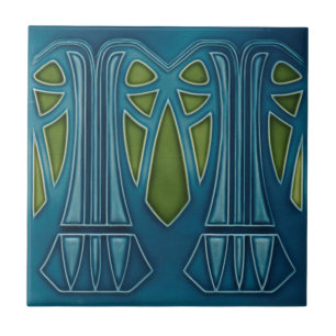 Art Nouveau - Palm Tree Tile