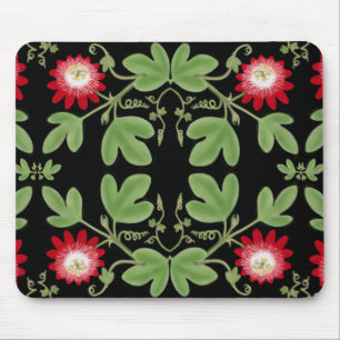 Art Nouveau Passiflora Mousepad