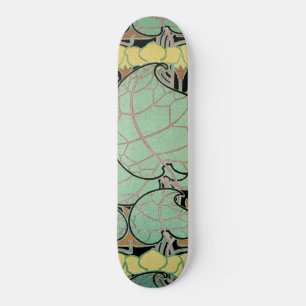 Art Nouveau pattern #10 Skateboard