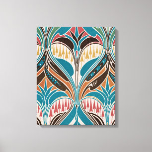 Art Nouveau Pattern #11 at Emporio Moffa Canvas Print