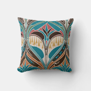 Art Nouveau Pattern #11 at Emporio Moffa Cushion